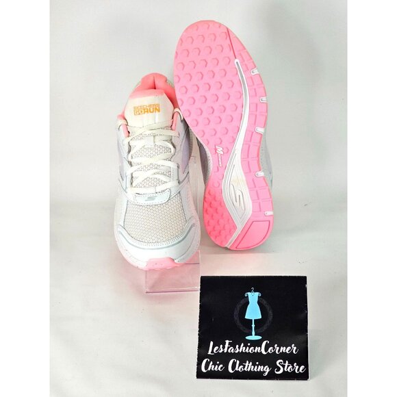 Skechers Women's White/Pink Go Run Consistent-Vivid Horizon Shoes Sz 9 222 - Picture 3 of 16